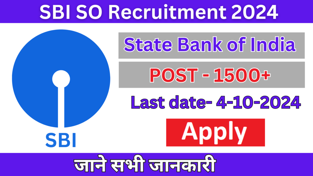 SBI Recruitment 2024 - Best opportunity