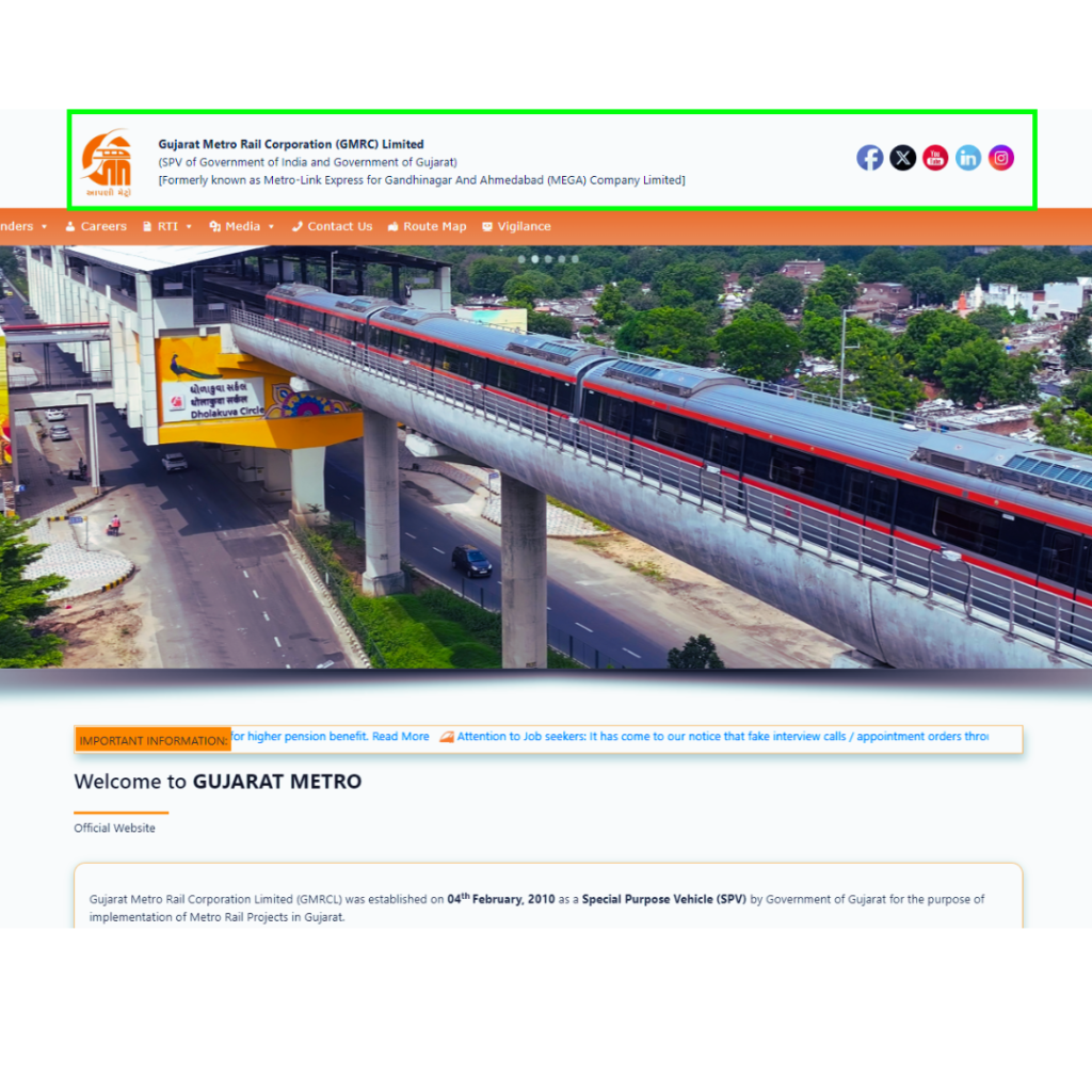 Gujarat Metro Rail Recruitment 2024